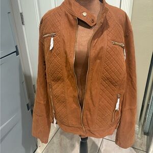 Women's Quilted Brown Jacket